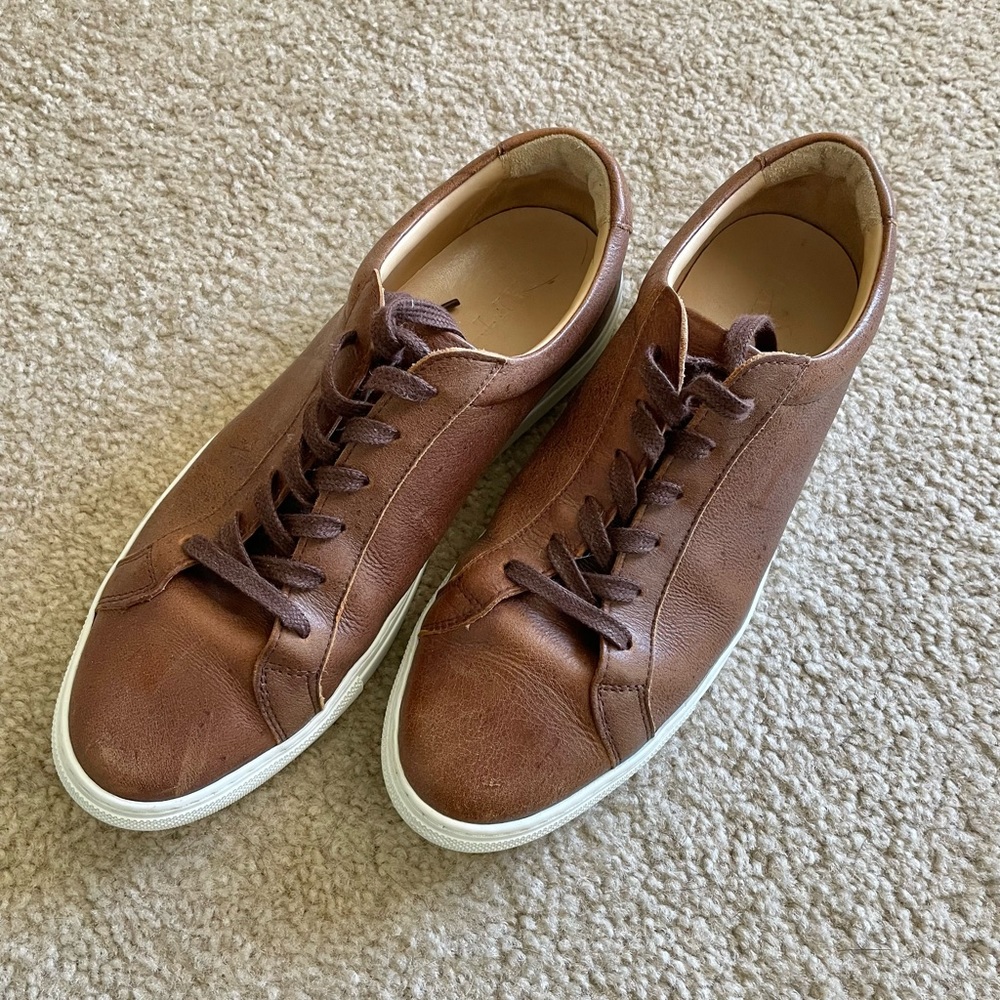 Taft Low Top Leather Sneaker Size 10